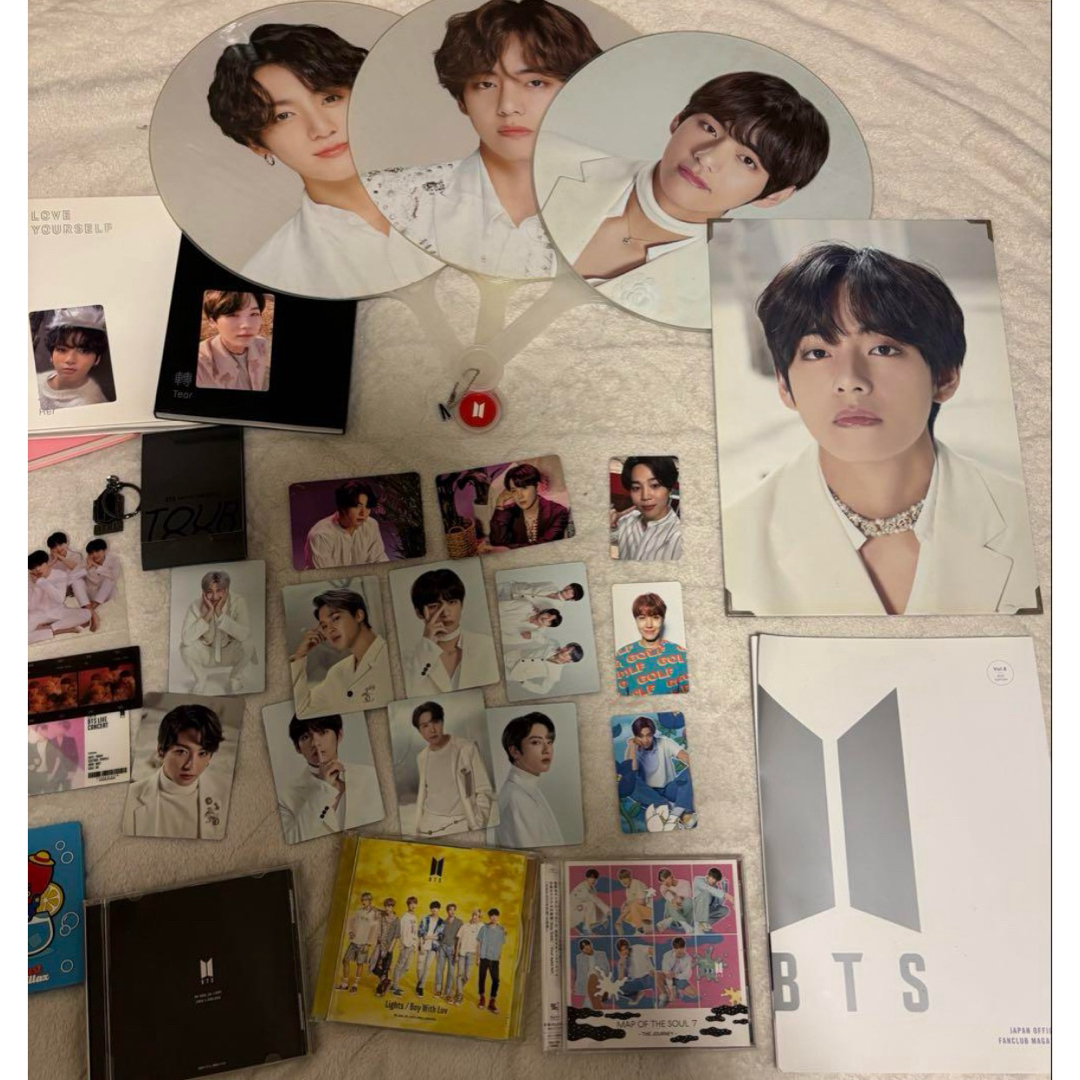BTS bts まとめ売り 公式 グッズ うちわ アルバム BTS:J-HOPE公式うちわ1枚+フラッグ3枚まとめ売り - メルカリ