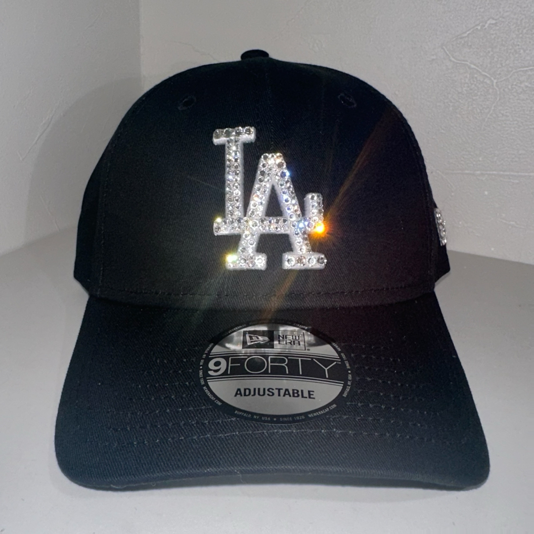 ニューエラ　デコキャップ　スワロフスキー　ブラック NEW ERA - ニューエラ スワロフスキー［NYブラック］ユニ