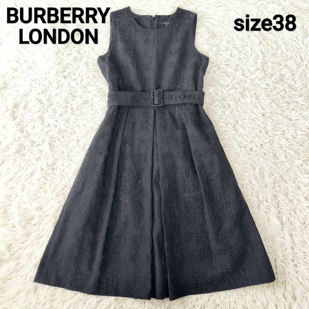 38 ファッション BURBERRY LONDON シャドーチェック ワンピース
